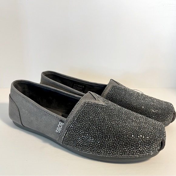 Bob’s from Sketchers Memory Foam Gray Loafers - Picture 1 of 9